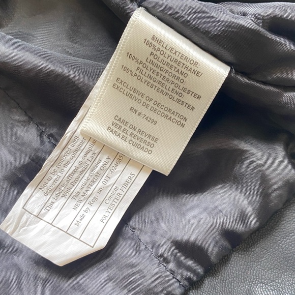 Diesel Kids Black Faux Leather Biker Jacket - Picture 5 of 9